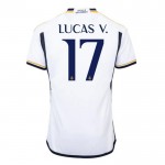 Günstige Fußballtrikots Real Madrid Lucas V. 17 Heimtrikot 2023-24 Kurzarm